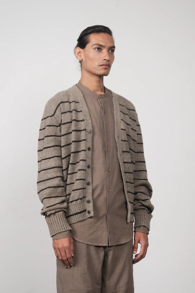 Pashmina And Yak Wool Cardigan