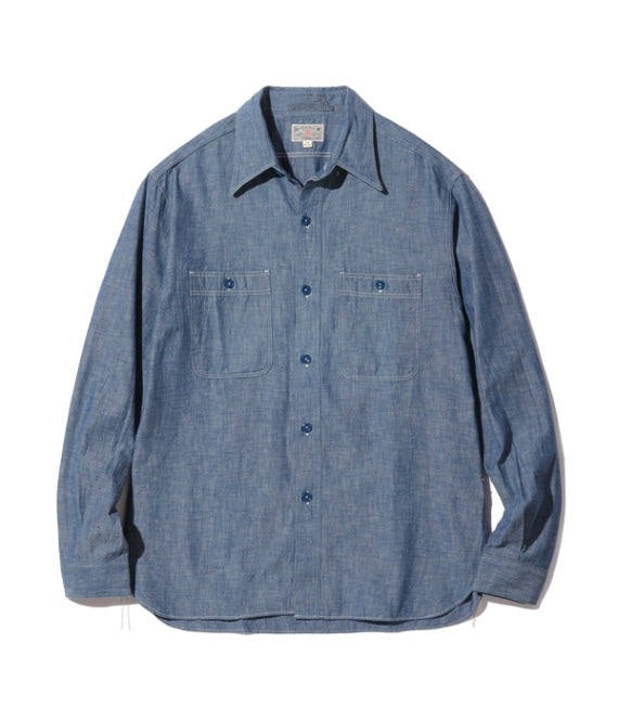 Lot No Br25995 Chambray Work Shirt Toyo Enterprise Online Store