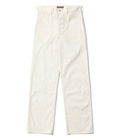 Lot No. BR42635 / TROUSERS, WORKING, WHITE TWILL-TOYO ENTERPRISE ONLINE STORE