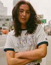 J Press X Only Ny Bulldog Ringer T Shirt