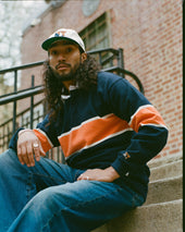 Made In Usa J Press X Only Ny Orange Chest Stripe Rugby