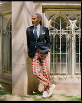 Made In Usa Red Authentic Madras Trouser