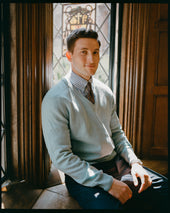 Light Lambswool V Neck Sweater