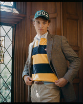 Made In Usa Guard Stripe J Press Seal Cotton Rugby