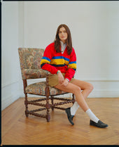 Made In Usa Red Mountain Stripe Cotton Rugby