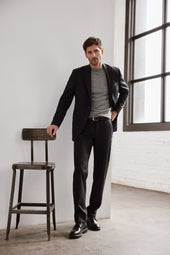 Charcoal 120's Wool Jacket