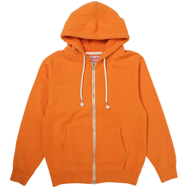 Zip Hoodie - Super Looper French Terry - Orange