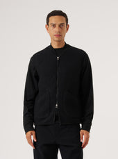 Wool Fleece Zip Waistcoat