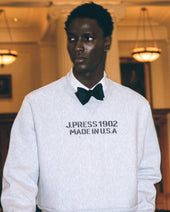 Made In Usa Grey J Press 1902 Stencil Sweatshirt