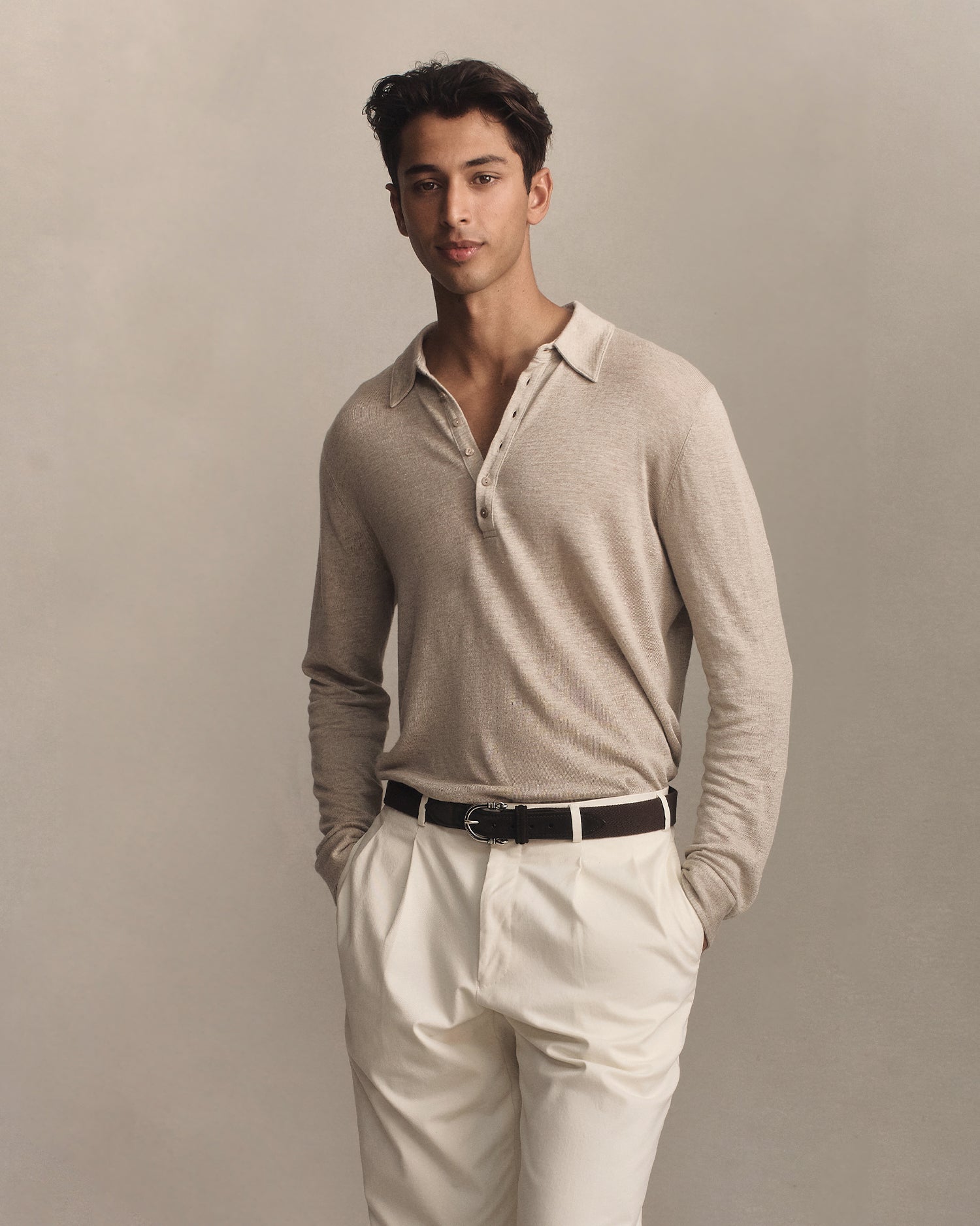 Linen Polo