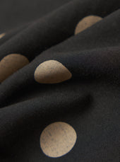 Bold Dot Print Rayon Scout Scarf