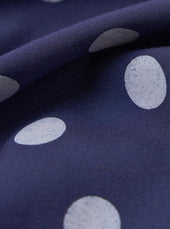 Bold Dot Print Rayon Scout Scarf
