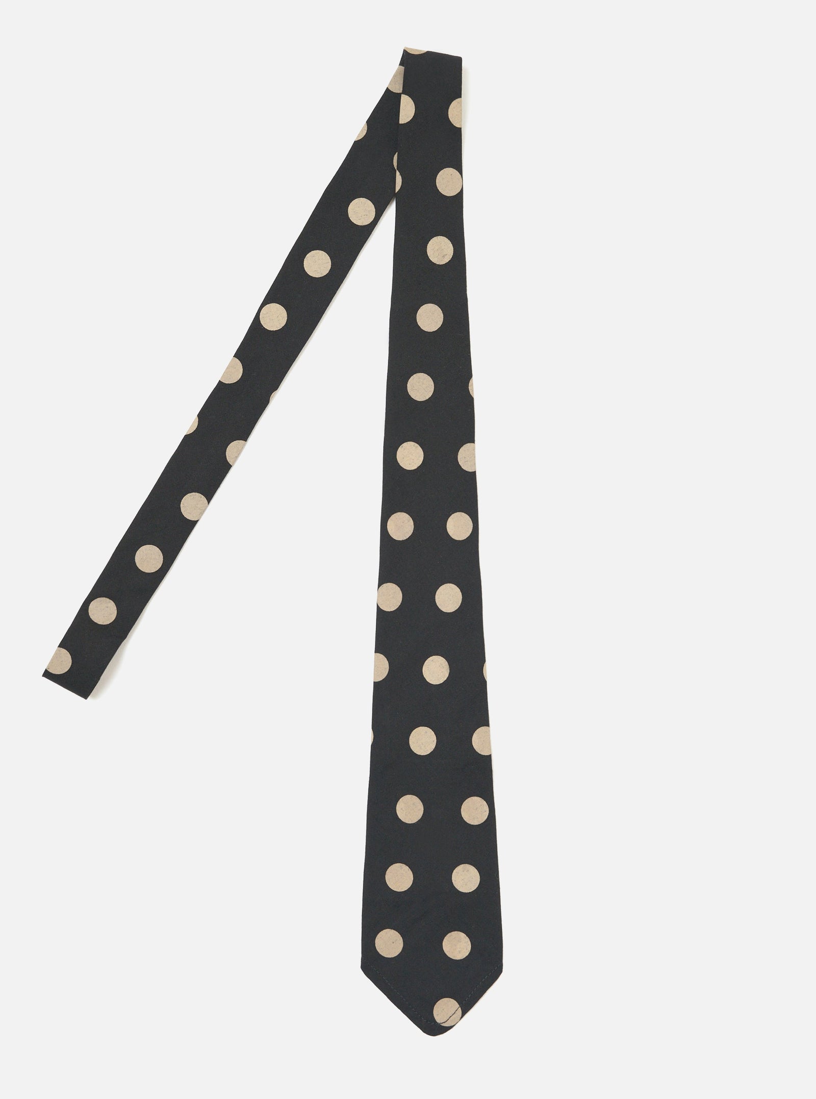 Bold Dot Print Rayon Tie
