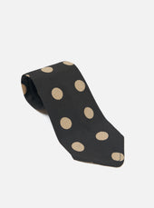 Bold Dot Print Rayon Tie