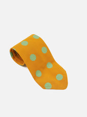 Bold Dot Print Rayon Tie