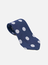 Bold Dot Print Rayon Tie