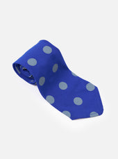 Bold Dot Print Rayon Tie
