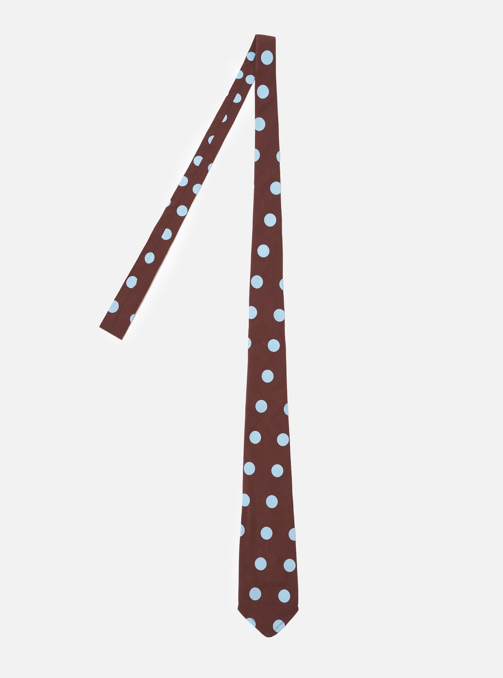 Bold Dot Print Rayon Tie