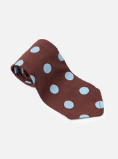 Bold Dot Print Rayon Tie