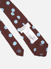Bold Dot Print Rayon Tie