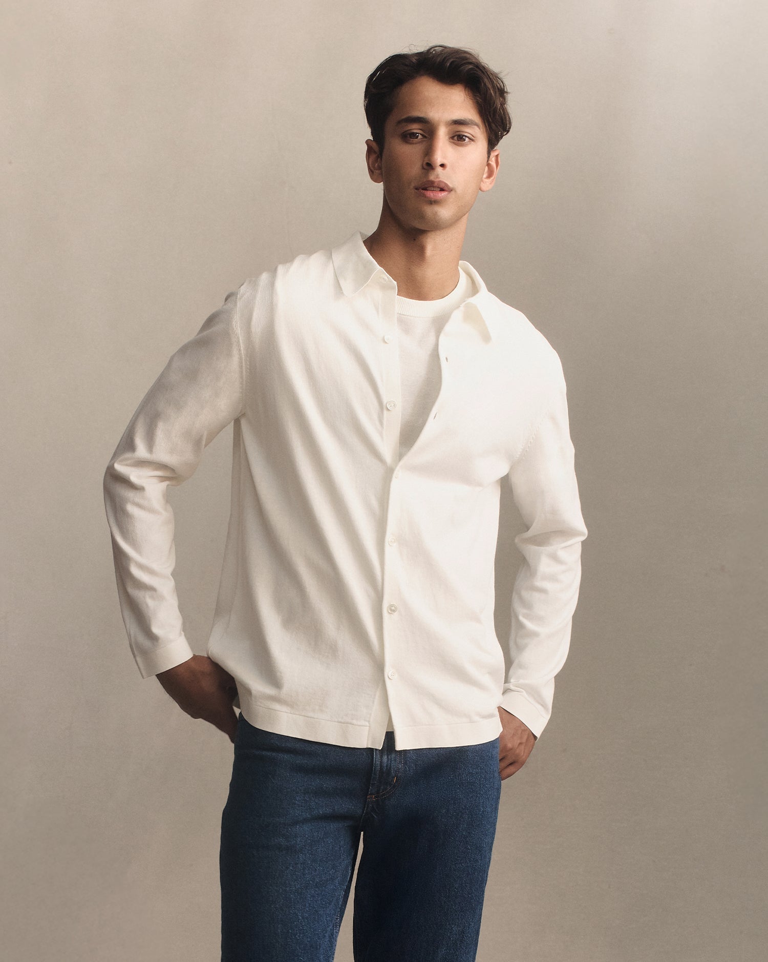 Ice Cotton Shirt Off White