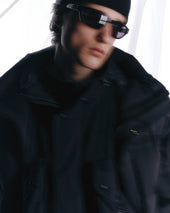 Alpine Tech Hooded Down Parka Black