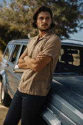 The Wrench Double Gauze Organic Cotton Shirt - Sand