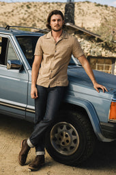 The Wrench Double Gauze Organic Cotton Shirt - Sand