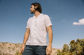 The Wrench Double Gauze Organic Cotton Shirt - White