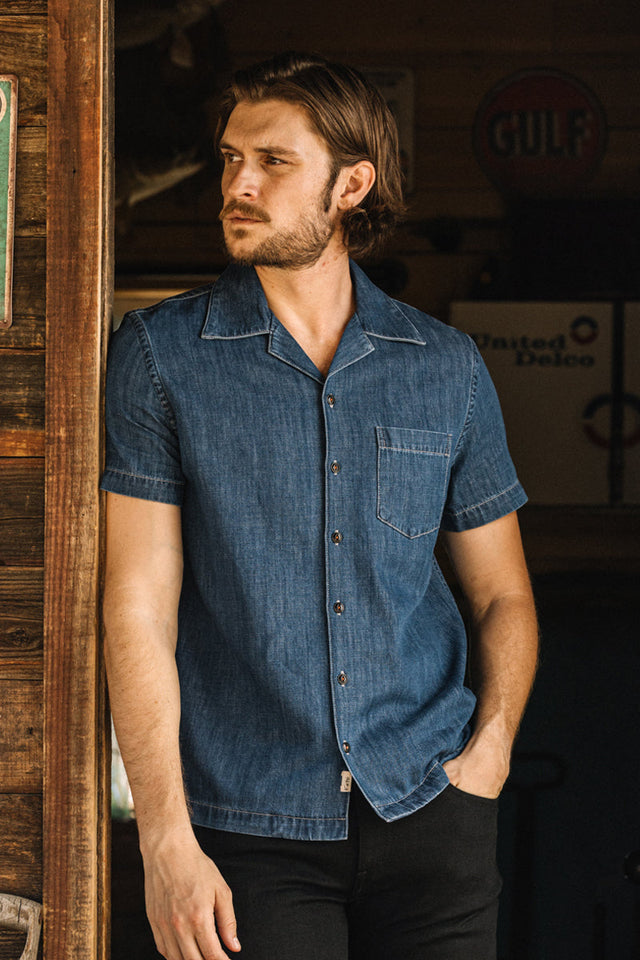 The Wrench 7 oz Denim - Light Indigo - XXL
