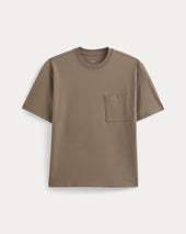 Oversized Midweight Tee | Deep Taupe