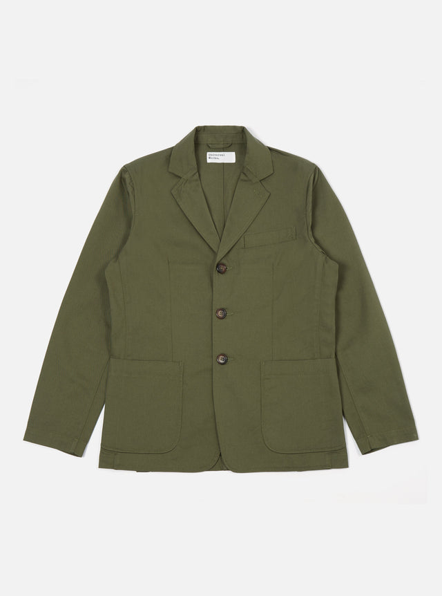 Light Olive Twill London Jacket