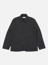 Black Twill Bakers Jacket