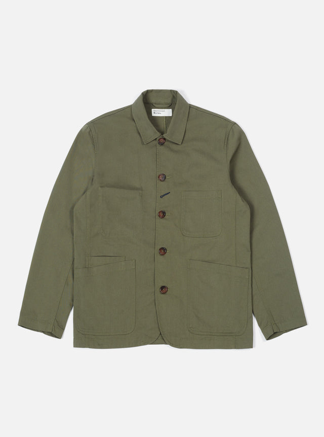 Light Olive Twill Bakers Jacket