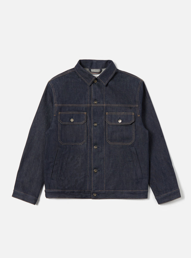 Indigo 13oz Selvedge Denim Trucker Jacket