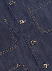 13oz Selvedge Denim Bakers Chore Jacket