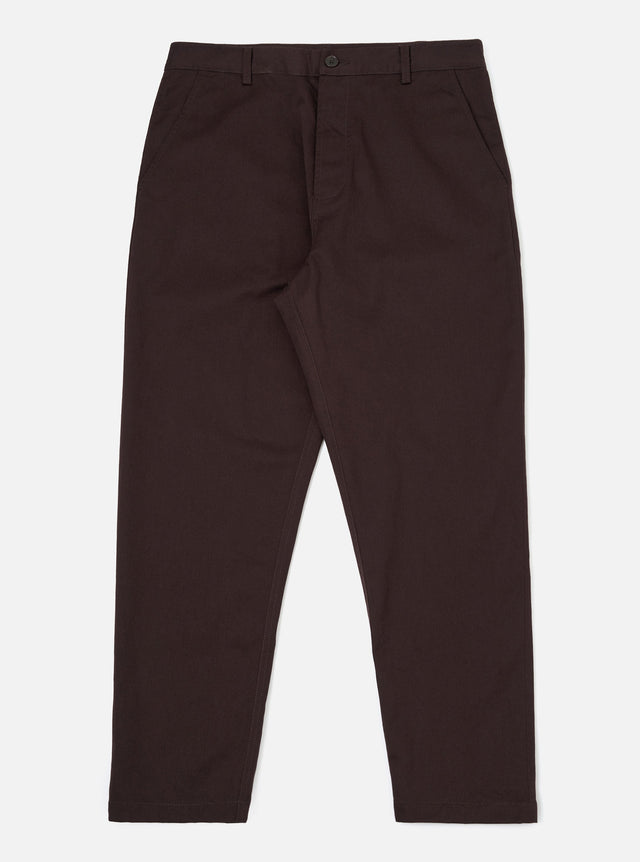 Brown Twill Military Chino