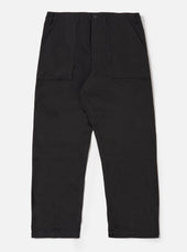 Black Twill Fatigue Pant