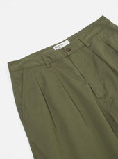 Light Twill Double Pleat Pant