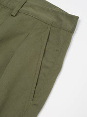 Light Twill Double Pleat Pant