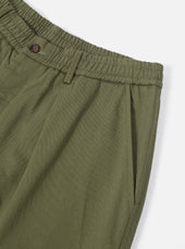 Light Twill Pleated Track Pant