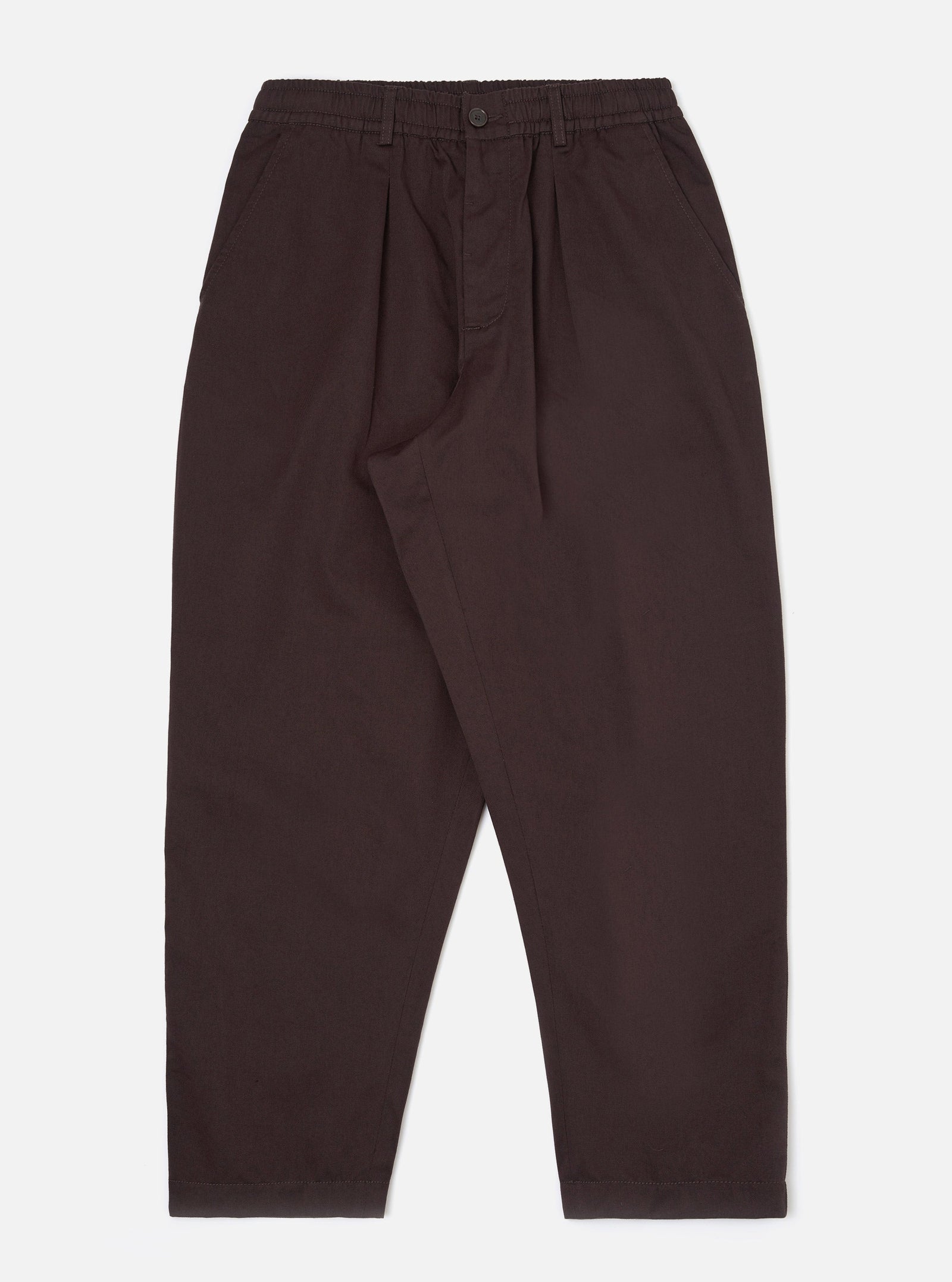 Twill Pleated Track Pant