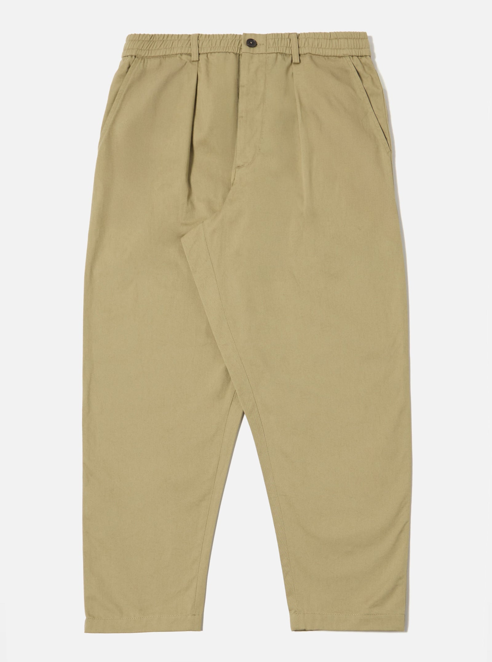 Twill Pleated Track Pant