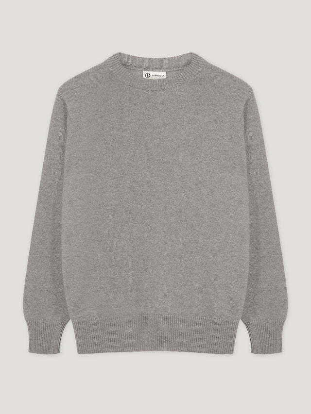Grey 4 Ply Favourite Sweater
