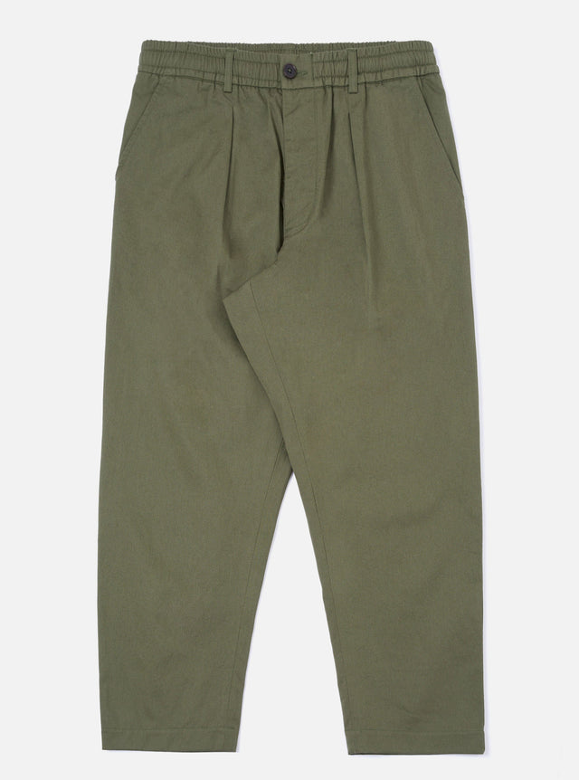 Light Olive Twill Oxford Pant
