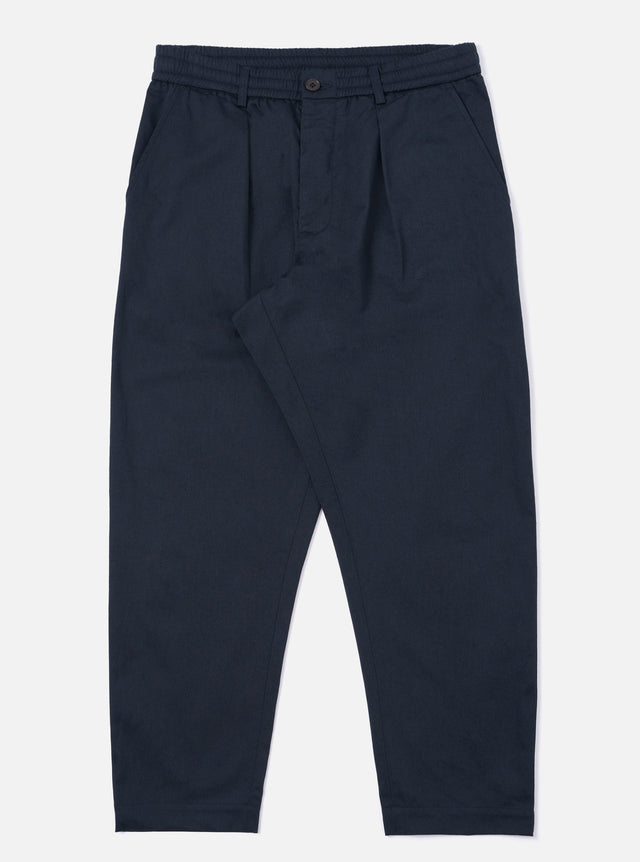 Navy Twill Oxford Pant