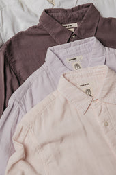 The Ripper Double Gauze Organic Cotton Shirt - Fresh Pink