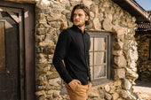 The Ripper Double Gauze Organic Cotton Shirt - Black
