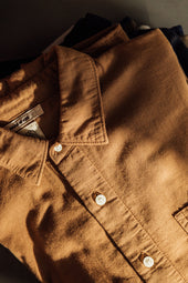 The Ripper Double Gauze Organic Cotton Shirt - Camel