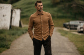 The Ripper Double Gauze Organic Cotton Shirt - Camel